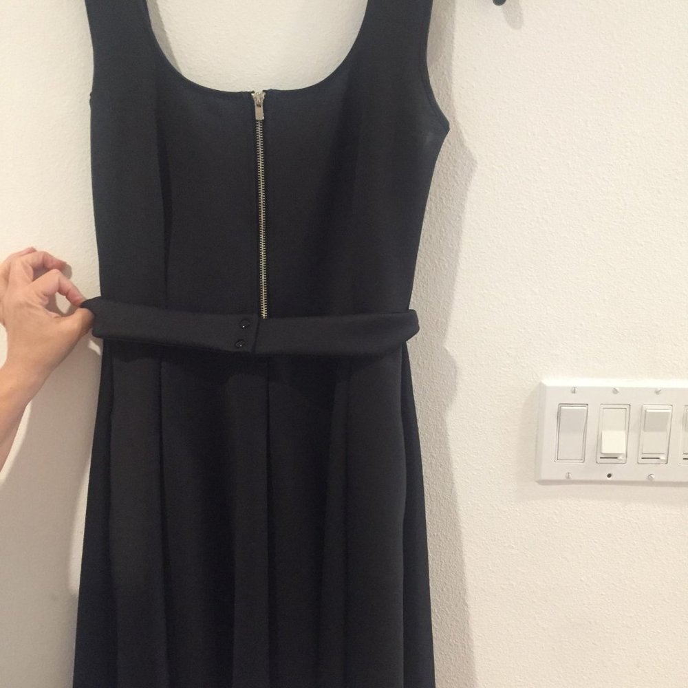 Maje black neoprene dress